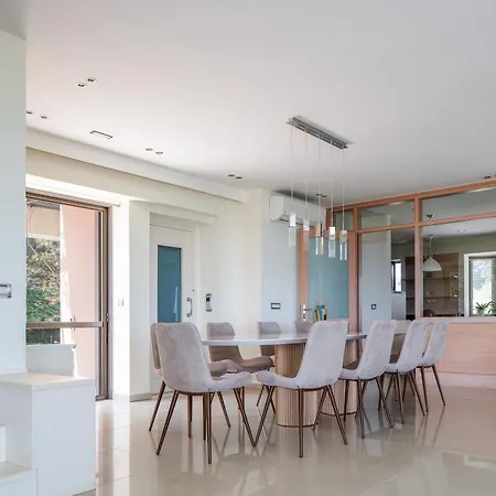 Anastasia - Private Pool & Panoramic Views 别墅 干尼亞